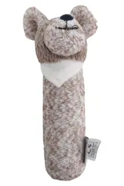 Vorschaubild 1 von Greifling Hund Braun Baumwolle 15cm Baby Rassel Spielzeug