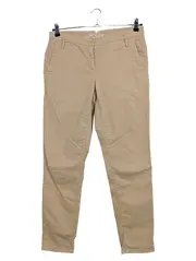 Vorschaubild 1 von Damen Stoffhose Chino Beige Gr. 38 Baumwolle Stretch