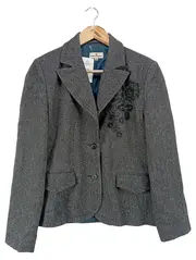 Vorschaubild 1 von Damen Blazer Gr. 40/M Grau Klassisch Elegant Business