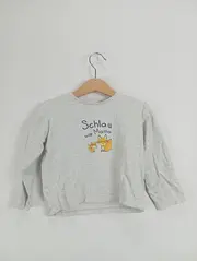 Vorschaubild 2 von Kinder Pullover Grau 92 Fuchs Motiv Schlau wie Mama Casual