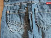 Vorschaubild 3 von Kinder Destroyed Jeans Hose Gr. 74 Blau Casual