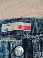 Vorschaubild 4 von Kinder Destroyed Jeans Hose Gr. 74 Blau Casual