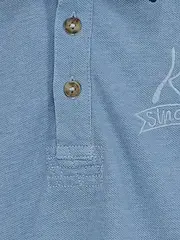 Vorschaubild 3 von Poloshirt Kinder Gr. 150/152 Blau Baumwolle