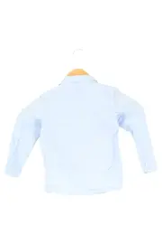 Vorschaubild 2 von Freizeithemd Kinder Langarm Blau Gr. 92 Baumwolle Casual