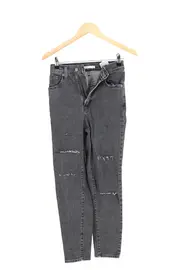 Vorschaubild 1 von LEVIS Damen Jeans Slim Fit W26/34/XS Grau High Waisted Taper Destroyed