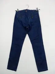 Vorschaubild 3 von Damen Stoffhose W27/36/S Blau Casual Baumwolle