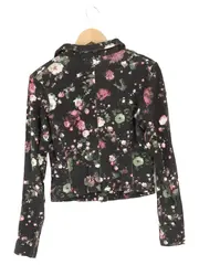 Vorschaubild 2 von Damen Blazer Schwarz Florales Muster Gr. 36/S Elegant Modisch