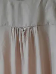 Vorschaubild 4 von Damen Bluse Langarm Beige Gr. 34/XS Casual Viskose