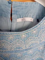 Vorschaubild 3 von EDC Damen Freizeitkleid Gr. 34/XS Blau Casual Sommerkleid