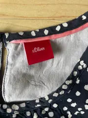 Vorschaubild 7 von Kinder Sommerkleid Gr. 140 Blau gepunktet Mädchen Kleid Casual