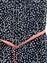 Vorschaubild 3 von Kinder Sommerkleid Gr. 140 Blau gepunktet Mädchen Kleid Casual