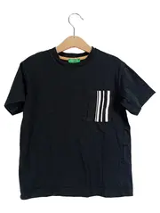 Vorschaubild 1 von Kinder T-Shirt Gr. 122 Schwarz Uni Logo Print Wolle