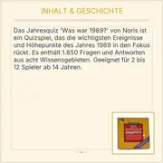 Vorschaubild 3 von Das Jahresquiz 1989 Quizspiel Geschichte 1650 Fragen 2-12 Spieler