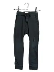 Vorschaubild 2 von Jogginghose Kinder Gr. 110 Schwarz Baumwolle locker