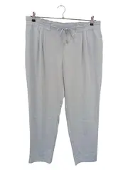 Vorschaubild 1 von Damen Stoffhose XL Grau Casual Hose mit Gummibund