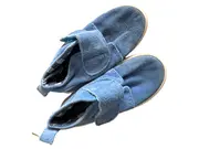 Vorschaubild 2 von Kinder Hausschuhe Gr. 25 Blau Klettverschluss Komfortabel Alltag