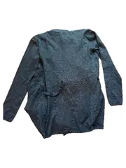 Vorschaubild 2 von Knit Damen Strickjacke Cardigan Grau Gr. M mit Gürtel