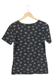 Vorschaubild 2 von Damen T-Shirt 36/S Schwarz Muscheln Sterne Kurzarm