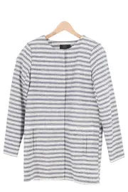 Vorschaubild 1 von Damen Blazer Gr. 36/S Gestreift Mehrfarbig Klassisch Casual