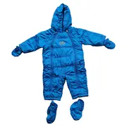 Vorschaubild 1 von Kinder Schneeanzug Overall Gr. 68 Blau gesteppt Kapuze Outdoor