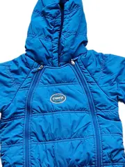 Vorschaubild 2 von Kinder Schneeanzug Overall Gr. 68 Blau gesteppt Kapuze Outdoor