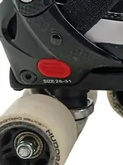 Vorschaubild 2 von Kinder Rollschuhe Gr. 28 Schwarz Quad Skates verstellbar