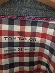 Vorschaubild 2 von Herren Freizeithemd Kariert Langarm Rot Blau Weiß Gr. XL