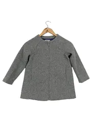 Vorschaubild 1 von Kinder Mädchen Strickjacke Grau Gr. 122 Casual Reißverschluss