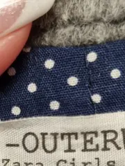 Vorschaubild 5 von Kinder Mädchen Strickjacke Grau Gr. 122 Casual Reißverschluss