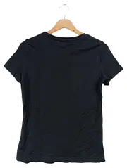 Vorschaubild 2 von Damen T-Shirt Gr. 36/S Schwarz Logo Print Baumwolle Streetwear