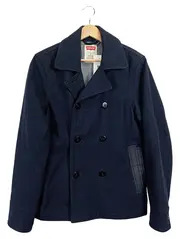 Vorschaubild 1 von Herren Winterjacke Pea Coat Gr. 36 Blau Klassisch