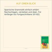 Vorschaubild 2 von PONS Grammatik Spanisch kurz & bündig A1-B2 Nachschlagegrammatik Unterricht Buch