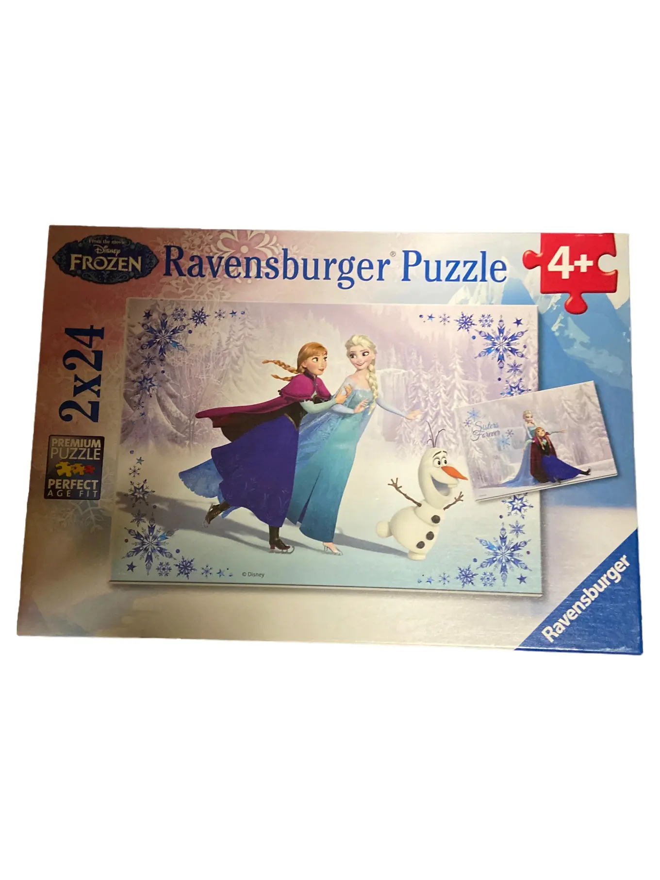 RAVENSBURGER Puzzle Disney Frozen 2x24 Teile Kinder Elsa Anna Olaf