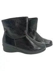 Vorschaubild 1 von Damen Stiefelette Gr. 39 Schwarz Casual Bequeme Boots
