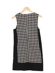 Vorschaubild 2 von Freizeitkleid Damen Gr. 40/L Mehrfarbig Hahnentritt Muster Casual
