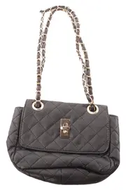 Vorschaubild 1 von Damen Umhängetasche Schwarz Gesteppt Elegant Klassisch Kettenriemen