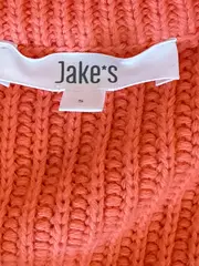 Vorschaubild 4 von Jake's Damen Strickjacke Orange Gr. 36/S Casual Rippstrick