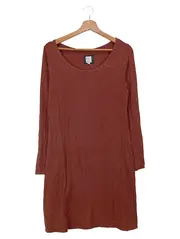 Vorschaubild 1 von Damen Blusenkleid Gr. 36/S Rot Gestreift Casual Vintage Bohemian