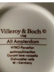 Vorschaubild 3 von Alt Amsterdam Dekoschale Porzellan Blumenmuster Mehrfarbig 16cm