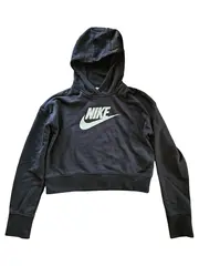 Vorschaubild 1 von Kapuzenpullover Kinder Gr. 156/158 Schwarz Cropped Hoodie