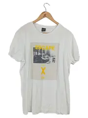 Vorschaubild 1 von Herren T-Shirt mit Print Weiß Gr. XL Casual