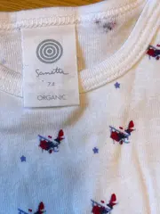 Vorschaubild 5 von Baby Body Gr. 74 Mehrfarbig Flugzeug Sterne