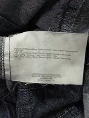 Vorschaubild 4 von Damen Freizeitkleid Hemdblusenkleid Gr. 38/M Blau Baumwolle Casual