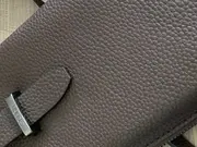 Vorschaubild 6 von Handytasche Umhängetasche Leder Dunkelbraun Crossbody Bag NEU