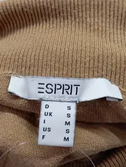 Vorschaubild 3 von Damen Pullover Rollkragen Beige Gr. 36/S Basic Casual Viskose