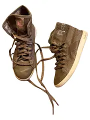 Vorschaubild 6 von Classic High Top Sneaker Damen Braun Logo Print Gr. 39