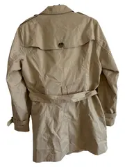 Vorschaubild 2 von Damen Trenchcoat Gr. 46 Beige Baumwolle Polyester Klassisch