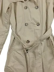 Vorschaubild 4 von Damen Trenchcoat Gr. 46 Beige Baumwolle Polyester Klassisch