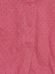 Vorschaubild 3 von Strickjacke Mädchen Gr. 95/98 Pink Casual Lochmuster