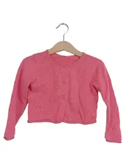 Vorschaubild 1 von Strickjacke Mädchen Gr. 95/98 Pink Casual Lochmuster